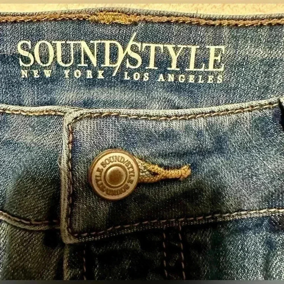 Sound/Style Hope Straight Leg Ankle Jeans. Size 10 - Picture 8 of 14